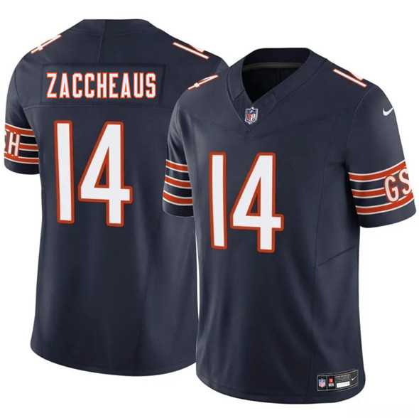 Men & Women & Youth Chicago Bears #14 Olamide Zaccheaus Navy 2025 F.U.S.E. Vapor Stitched Jersey,We sell and wholesale Men & Women & Youth Chicago Bears #14 Olamide Zaccheaus Navy 2025 F.U.S.E. Vapor Stitched Jersey on line form chian!